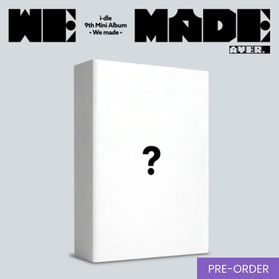 {PRE-ORDER} i-dle - 9th Mini Album [We made] (A Ver.)